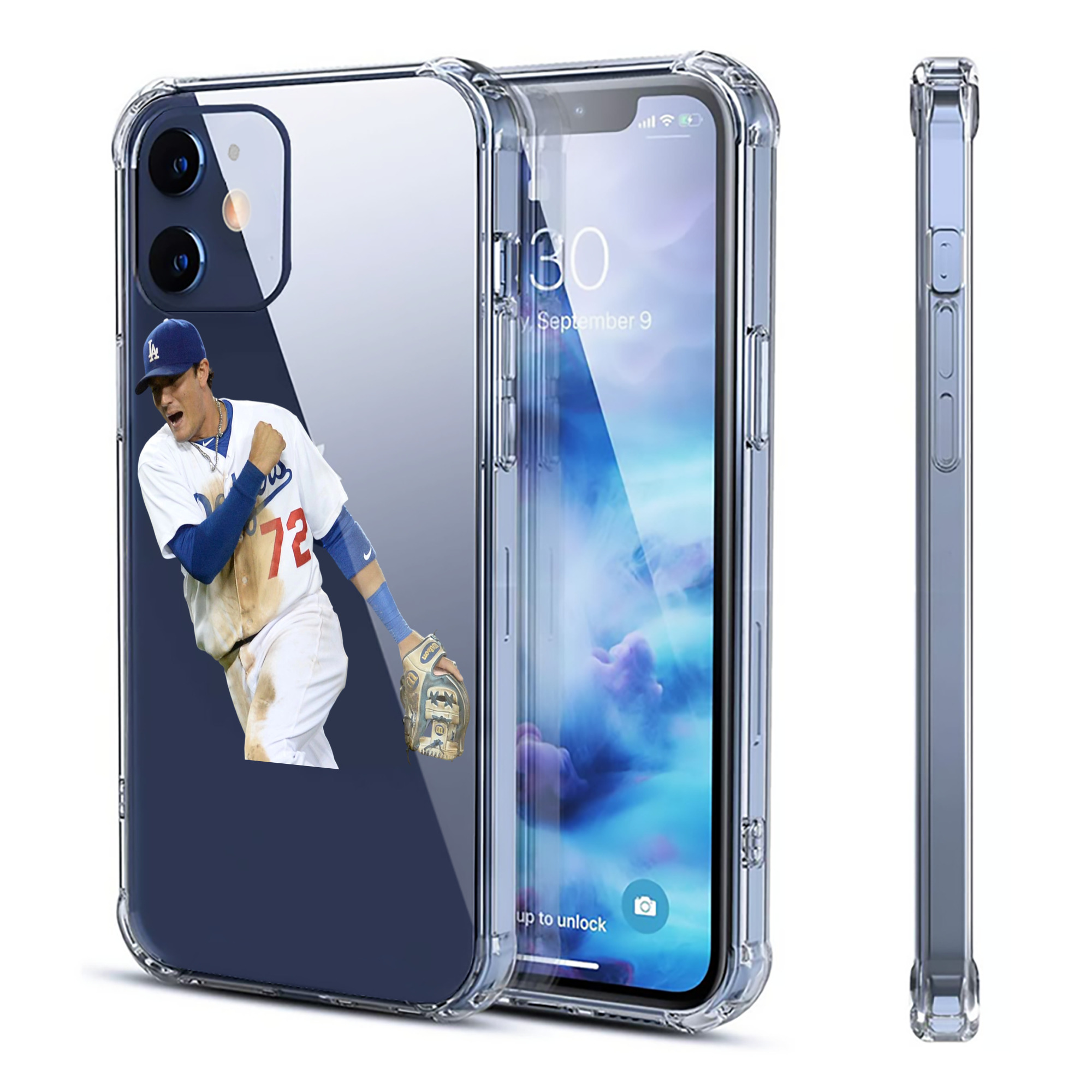  Clear IPhone 12 Case – Soft TPU With UV Print – Enhanced Drop Protection, Precise Fit, Anti-Fingerprint, Customizable Design, Scratch-Resistant, Yellow-Resistant